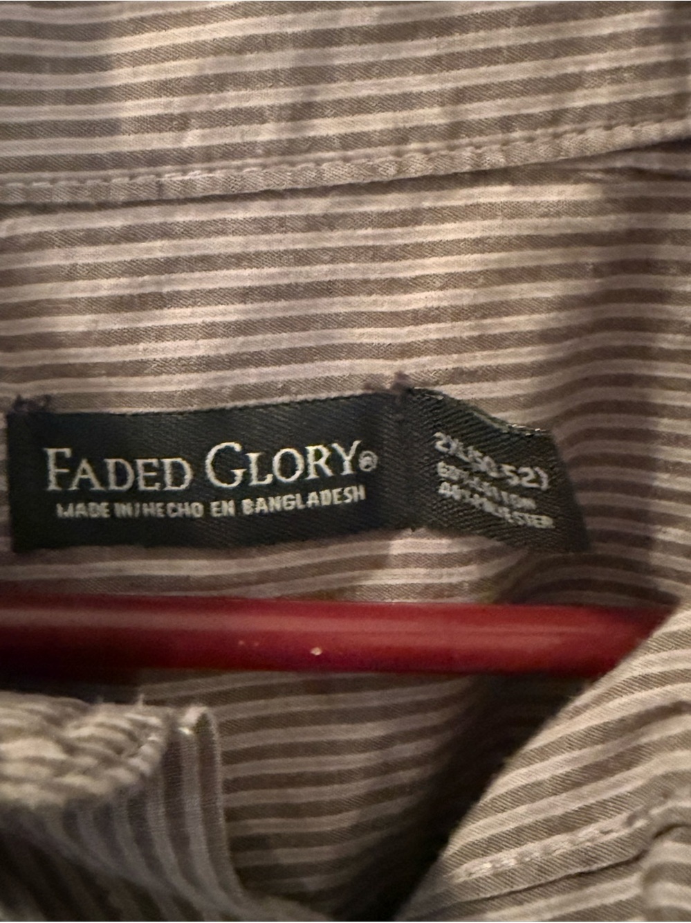 Faded Glory Gray Pinstripe Men’s Pants